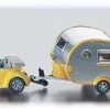 Siku Siku VW Beetle Cabriolet Met Caravan