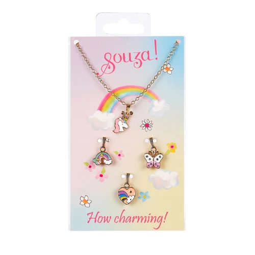 Souza! Kindersieraden - Cadeauset Miracles, Ketting + 3 Bedeltjes