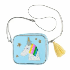 Souza! Kindersieraden - Tas Eenhoorn Blauw
