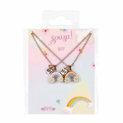 Souza! Kindersieraden - Vriendschapskettingen, Cadeauset BFF Regenboog, 2 Kettingen