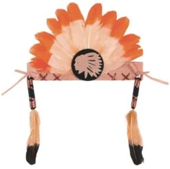 Souza! Souza! Verkleedkleding, Accessoires - Hoofdtooi Indiaan Anoki, Bruin