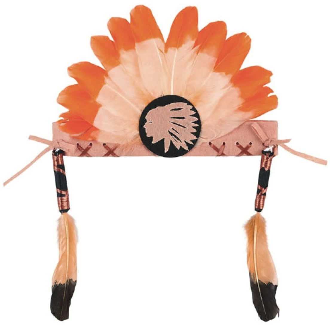 Souza! Souza! Verkleedkleding, Accessoires - Hoofdtooi Indiaan Anoki, Bruin