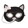 Souza! Verkleedkleding, Accessoires - Masker Kat, Zwart-zilver