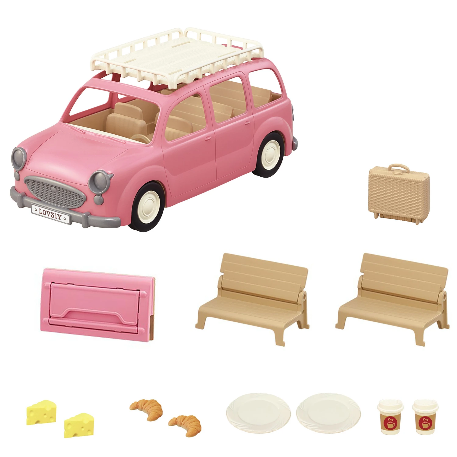 Sylvanian Families Familie Picknick Auto - Afbeelding 6