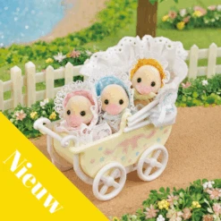 Sylvanian Families Schattige Eendjes Drieling Met Kinderwagen