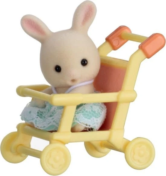 Sylvanian Families (UA) Sylvanian Families - Cc Konijn In Wandelwagen - Afbeelding 2