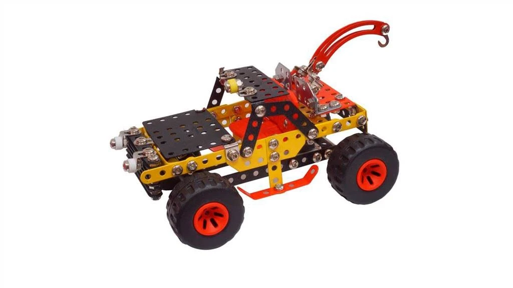 (UA) Metal Techno L: SUPER RESCUE Off-road Reddingsvoertuig 12x21x14cm, 341-delig, Doos 30,5x24,5x5,5cm, 8+ - Afbeelding 2