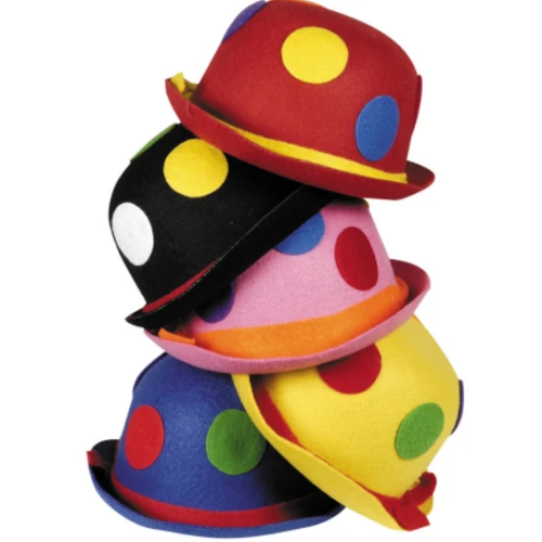 Verkleden, Accessoires - Bolhoed Stip, Assorti