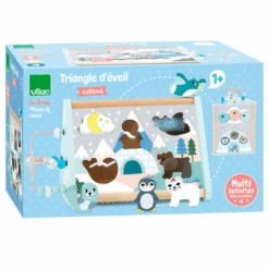 Vilac Babyspeelgoed - Houten Activiteitendriehoek